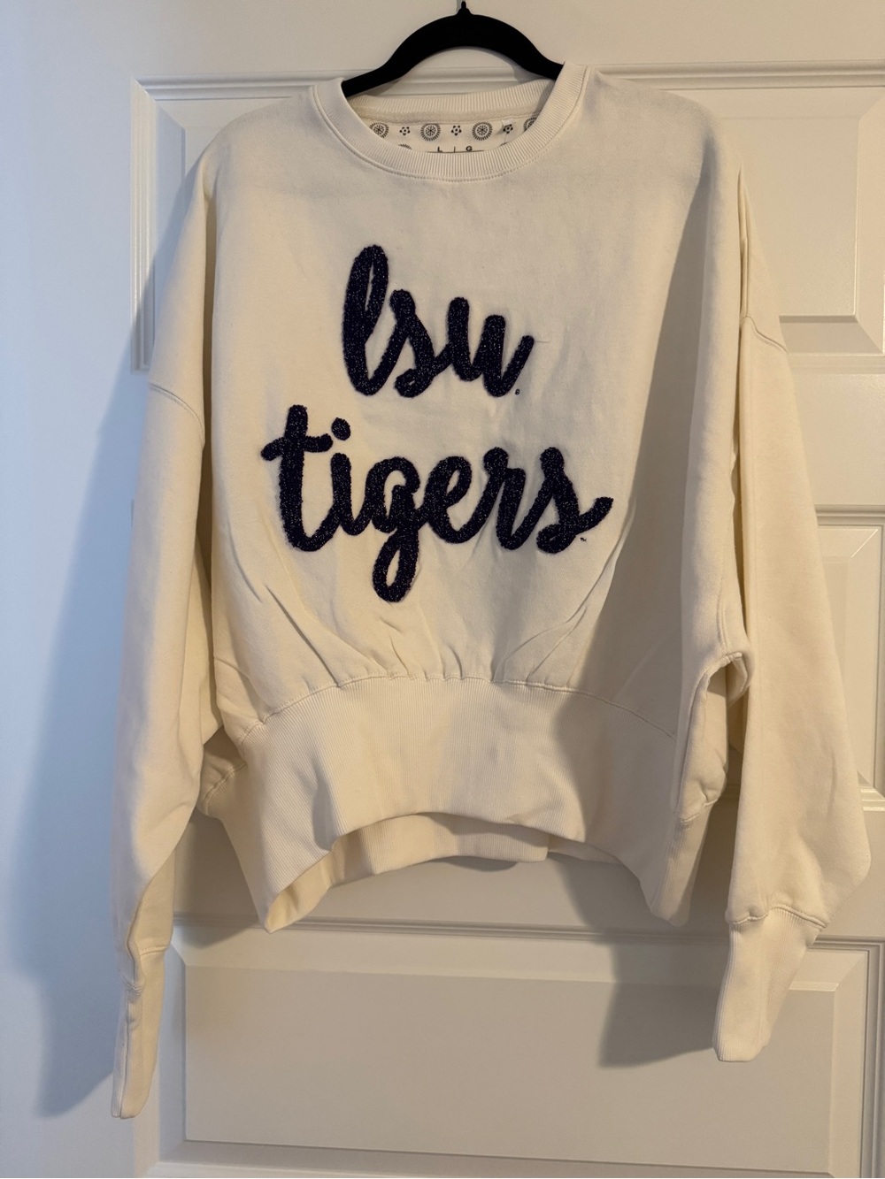 LSU Tigers Chelsea oversized pullover sweatshirt